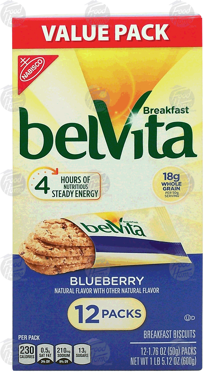 Nabisco belVita blueberry breakfast biscuits, 12-packs Full-Size Picture